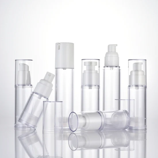 Neue Design-Serum-Airless-Pumpflasche mit verschiedenen Lotionen und Sprühpumpen